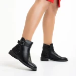 Botine dama negre din piele ecologica Demiana