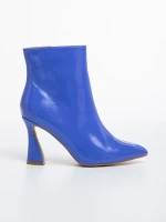 Botine dama mov din piele ecologica lacuita Deianira