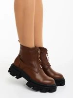 Ghete dama maro din piele ecologica Lunaria