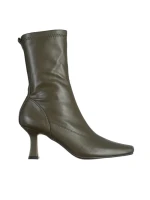 Botine dama verzi din piele ecologica Journee