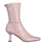 Botine dama roz din piele ecologica Journee