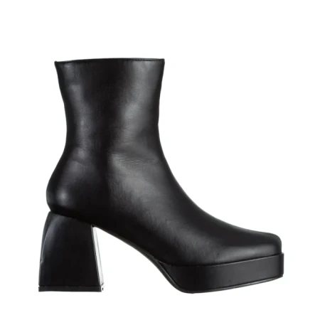 Botine dama negre din piele ecologica Emersyn