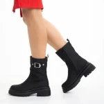 Cizme dama negre din piele ecologica Gisselle