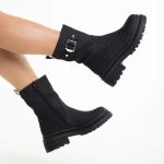 Cizme dama negre din piele ecologica Gisselle