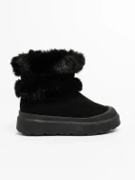 Cizme dama negre din material textil Razenda