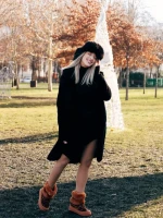 Cizme dama leopard din material textil Razenda