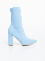 Cizme dama albastre din material textil Elyta