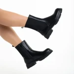 Cizme dama negre din piele ecologica Kiana