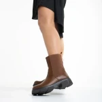 Cizme dama maro din piele ecologica Kiana