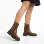 Cizme dama maro din piele ecologica Kiana