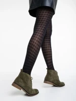 Ghete dama verzi din material textil Marieke