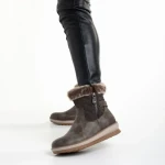 Cizme dama maro din piele ecologica Emmie