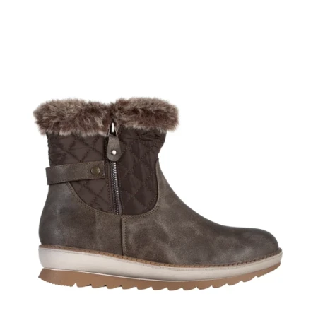 Cizme dama maro din piele ecologica Emmie