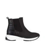 Botine dama negre din piele ecologica Ivanka