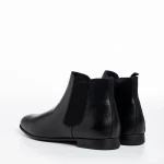 Ghete barbati negre din piele naturala Fausto