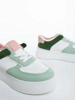 Pantofi sport dama verzi din piele ecologica Kosara