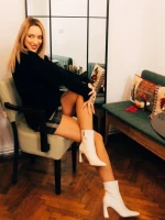 Botine dama bej din piele ecologica Terazia