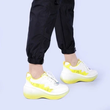 Pantofi sport dama Sabah galbeni