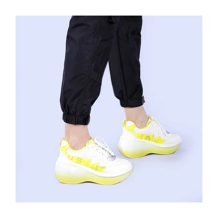 Pantofi sport dama Sabah galbeni
