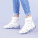 Pantofi sport dama Carlia albi