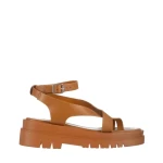 Sandale dama camel din piele ecologica Abilene