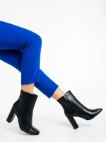 Botine dama negre din piele ecologica Beter