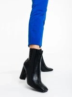 Botine dama negre din piele ecologica Beter