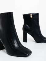 Botine dama negre din piele ecologica Beter