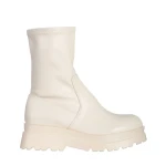 Cizme dama bej din piele ecologica Ellery