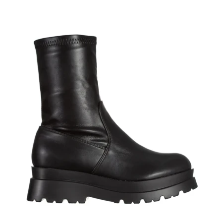 Cizme dama negre din piele ecologica Ellery