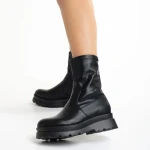 Cizme dama negre din piele ecologica Ellery