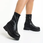 Cizme dama negre din piele ecologica Ellery