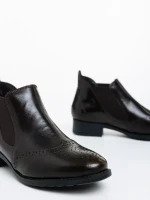 Ghete dama maro din piele naturala Raeka