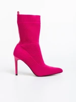 Botine dama fucsia din material textil Tariro