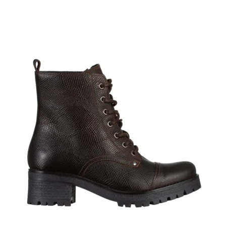 Ghete dama maro inchis din piele naturala Omelia