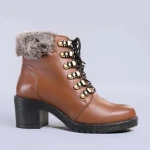 Ghete piele Dove camel