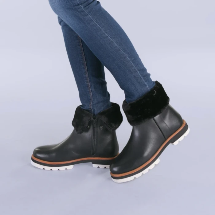 Cizme piele Opera negre