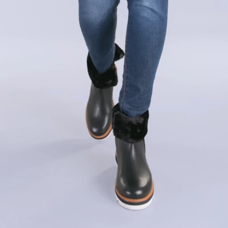 Cizme piele Opera negre