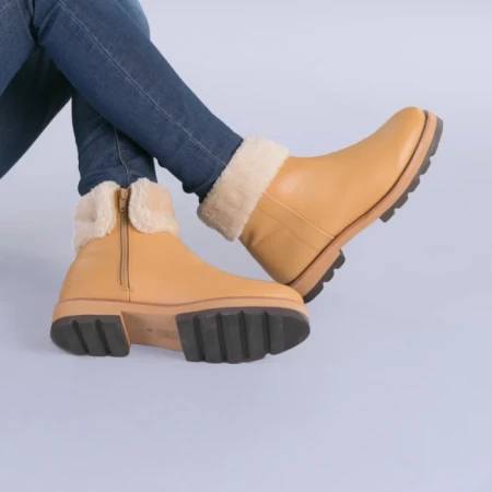 Cizme piele Opera galbene