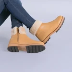 Cizme piele Opera galbene