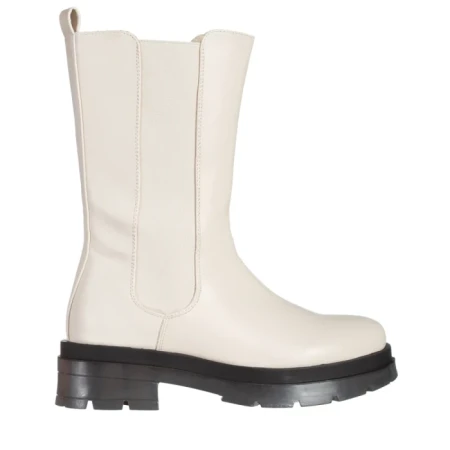 Cizme dama bej din piele ecologica Avelyn