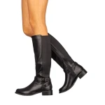 Cizme dama Peliz negre