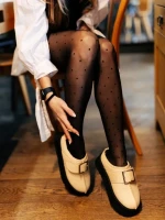 Papuci dama bej din piele ecologica Aulii