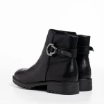 Botine dama negre din piele ecologica Belmira