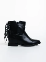 Botine dama negre din piele ecologica Charo