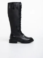 Cizme dama negre din piele ecologica Nafiset