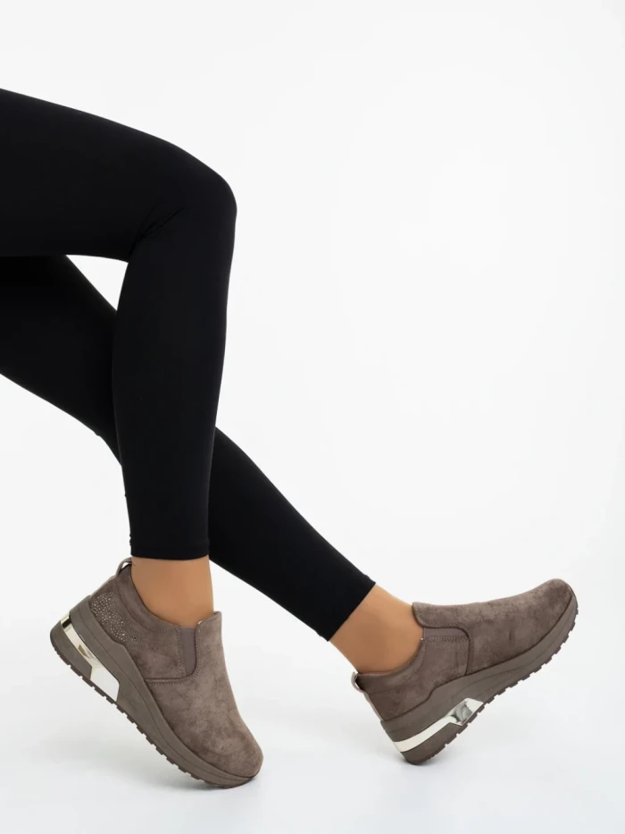 Pantofi sport dama maro din material textil Zaruka