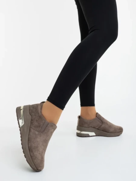 Pantofi sport dama maro din material textil Zaruka