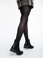 Botine dama negre din piele ecologica Vitaliya