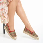 Espadrile dama Amilla rosii